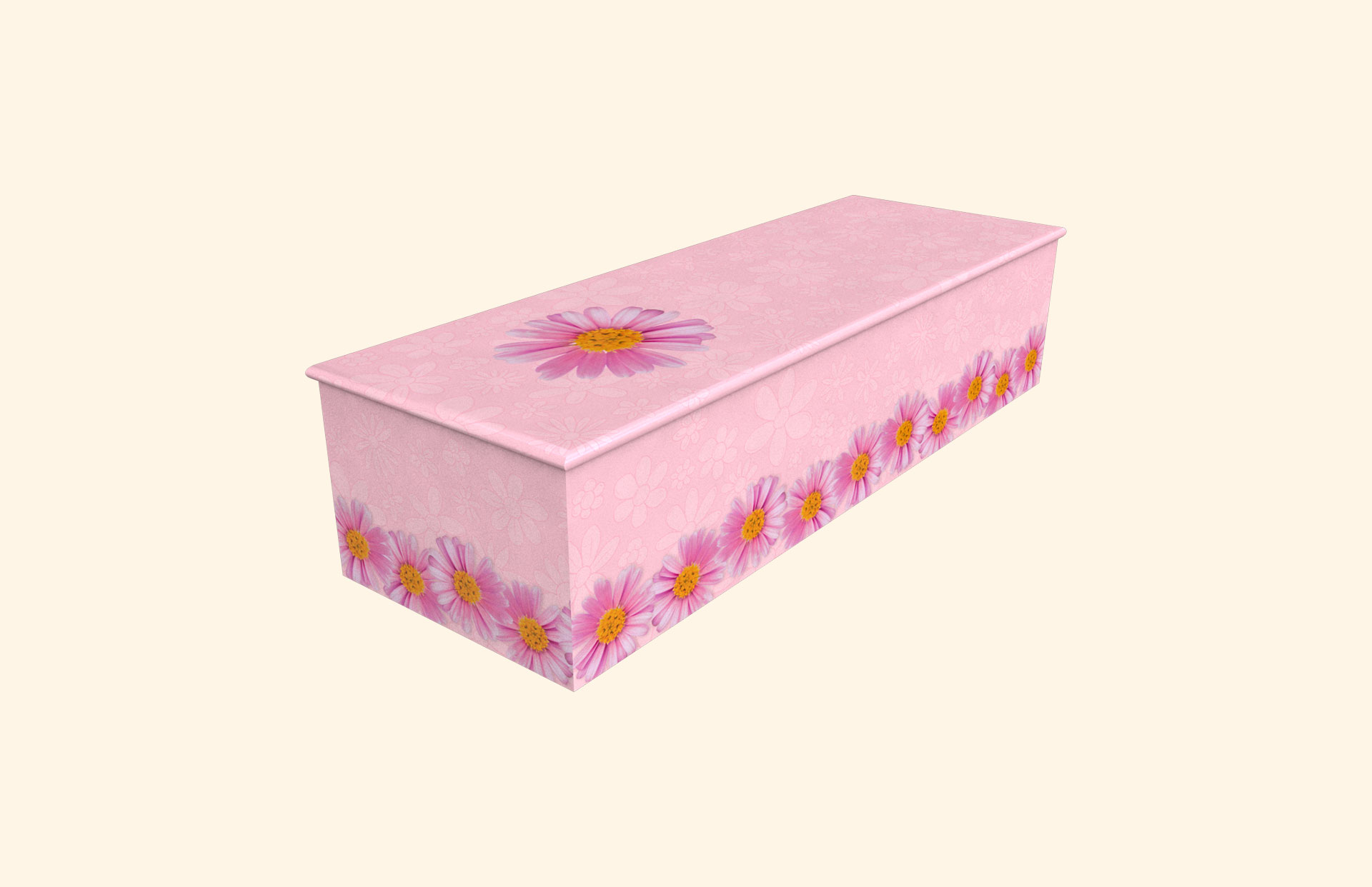 Chain of Daisies pink child casket